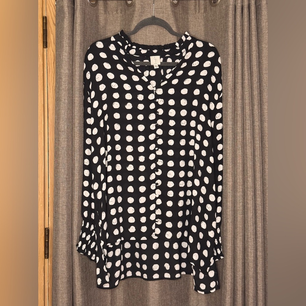Joie Polka Dot Blouse